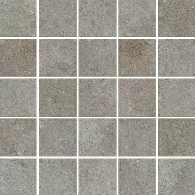Piemmegres (Piemme Ceramiche) Bits And Pieces 1277 Pewter Smoke Mosaico Nat-Ret 30x30