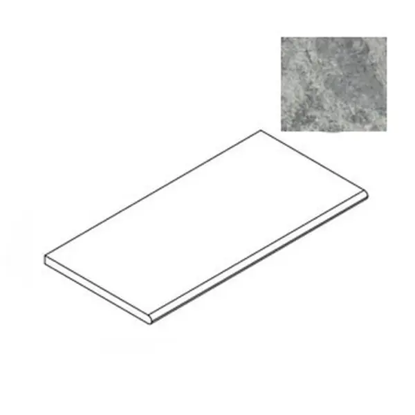 Atlas Concorde Russia Forte Dei Marmi Quark 620090001080 Persian Grey Bordo Round 30x60