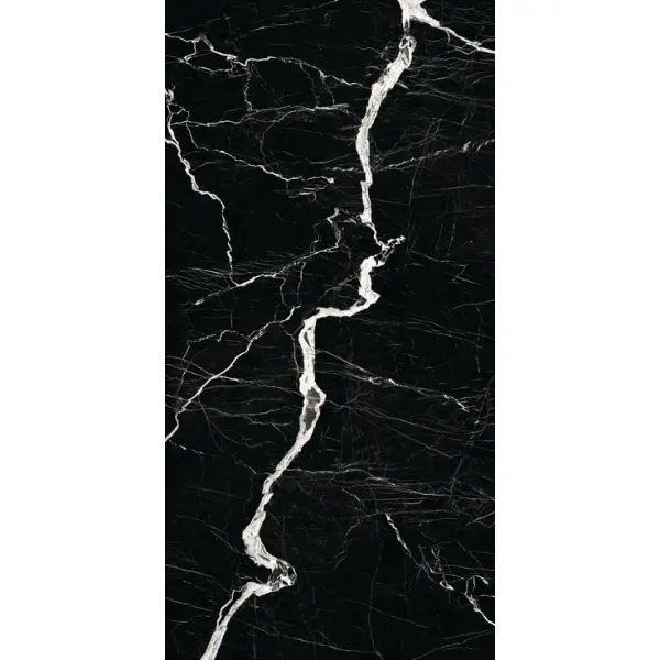 Delfone Ararat Lighthing Black Matt Спеченный камень 6mm 120x270