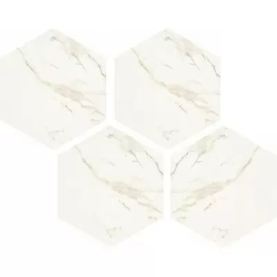 Casalgrande Padana Marmoker 2236120 Esagoni Statuario Oro Lucido 21,5x25