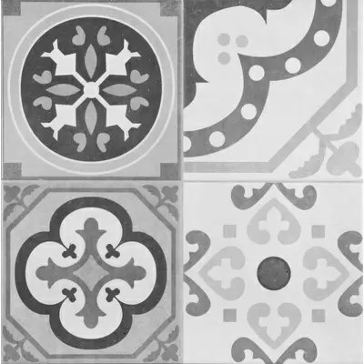Geotiles Passage & Boulervard Passage Negro 45x45
