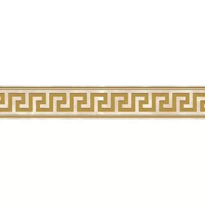 Versace Meteorite 47275 Fascia Greca Lappato Miele/Oro 9,8x60