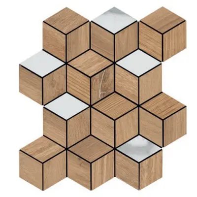 Ava Honey Wood 191045 Rombo Nat Ret 30x35