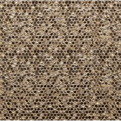 Mutina Phenomenon TYPHBS50 Honeycomb B Oro 30x30