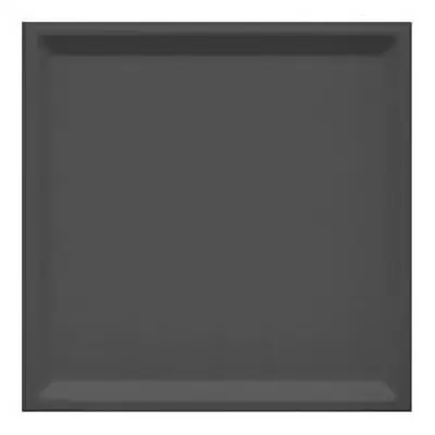 WOW Essential 105147 Inset L Black Matt 25x25