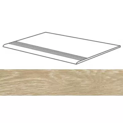 Casalgrande Padana Newood 4948595 Beige Gradino 120x30