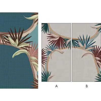 Ornamenta Mini Operae OP60120SATQ Sauvage Turquoise 60x120