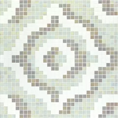 Bisazza Decori 20 06001399VL Velvet White 64.7x64.7