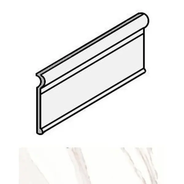 Caesar Anima ACHV Calacatta Oro Zoccolo 15x30