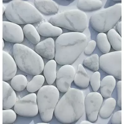 Stone China Mosaic White Light Grey Nat 28,5 28.5x28.5