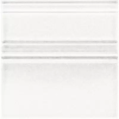Adex Modernista Rodapie Clasico C/C Blanco. 15x15