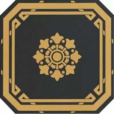 Ceramiche Grazia Old England OEODB2 Ottagono Black Leeds 20x20