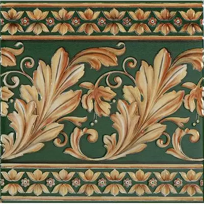 Ape ceramica Lord + Noblesse Majesty Verde Botella 20x20
