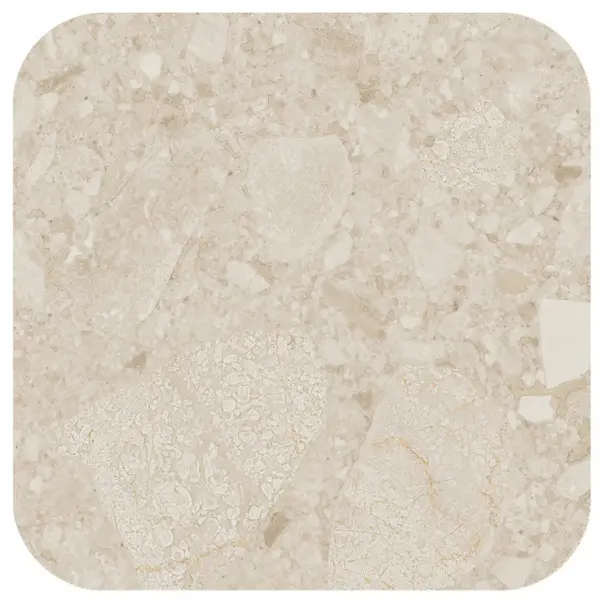 Arcana Ceramica Black&Cream ARC_8226 Checkers Rounded Cream Beach 28,6x28,6