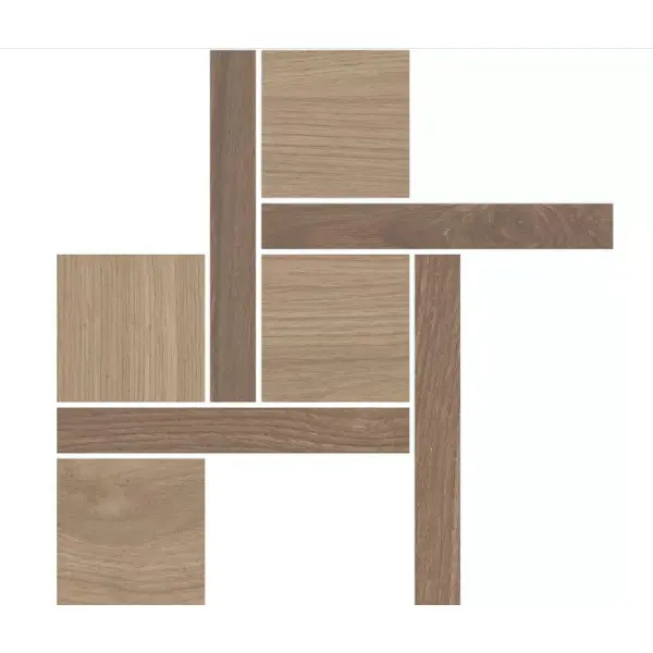 Kerama Marazzi Альберони T056\SG644020 3 Мозаичный Коричневый Матовый Обрезной 27,5x27,5