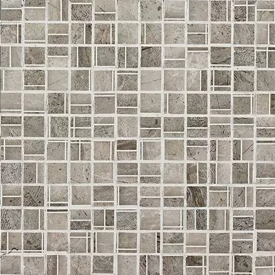 Impronta italgraniti Marmi imperiali wall MM1230M Mosaico Grey 30x30