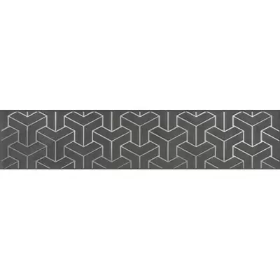 Kerama Marazzi Ломбардиа AD\D569\6400 Антрацит 25x5.4