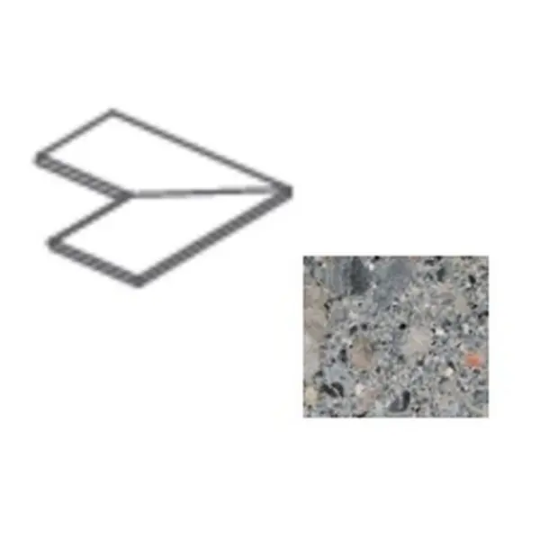 Impronta italgraniti Charm Experience AC02AI5S Ceppo Artistico Angolare Interno con Lucida 30x120