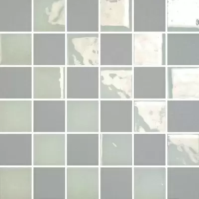 Settecento The Wall 100912 Highlights Grigio Argento Su Rete 4.5x4.5 28,6x28,6