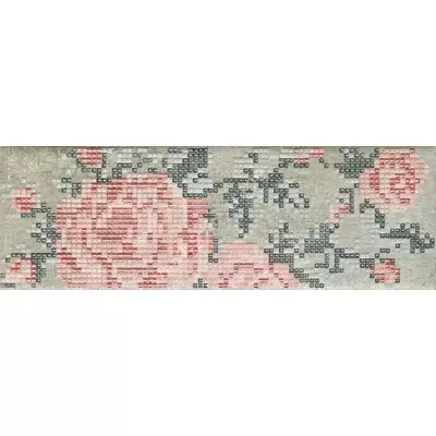 Serenissima Cir Docklands Grey Inserto S/1 Flowers 10 8,6x26,2