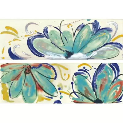 Imola ceramica Shades Flowers Sea Mix 20x60