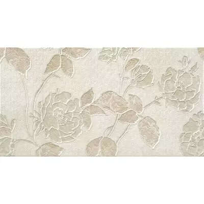 Rocersa ceramic Aura Decorado Fleurs A Beige 31.6x59.34