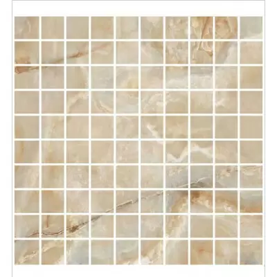 Casa Dolce Casa Onyx&amp;More 767663 Golden Onyx Satin Mos 3x3 30x30