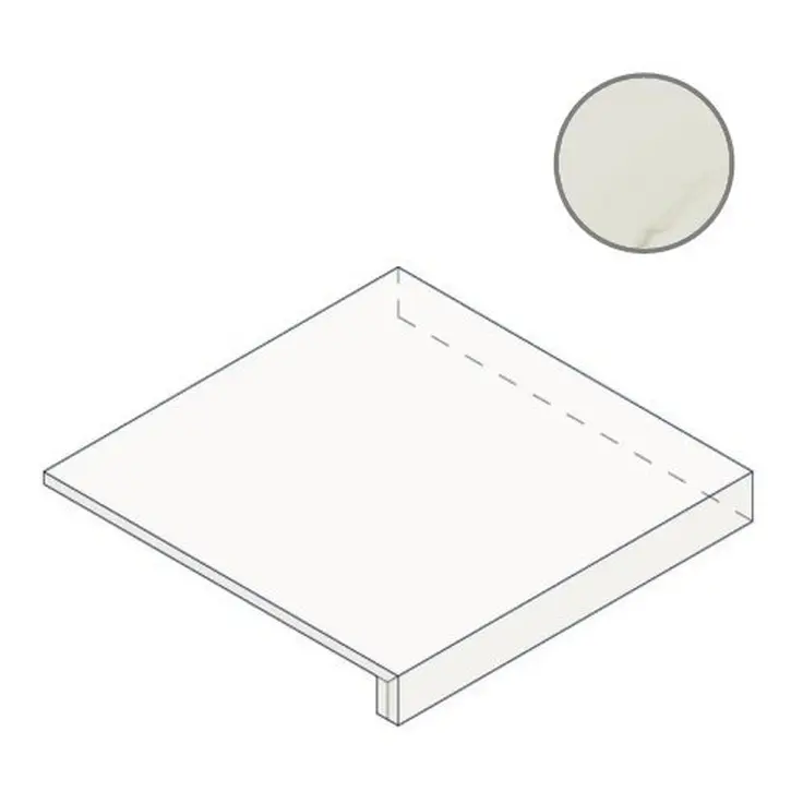 Atlas Concorde Russia Empire 620070002054 Calacatta Diamond Scalino Angolare Dx 33x160