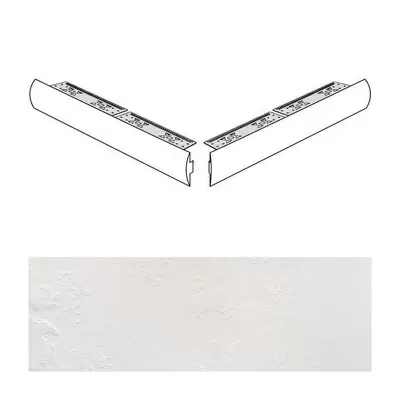 La Fabbrica Ceramiche Pietra lavica Torello Angolo Per Gradino Arenal 4x60