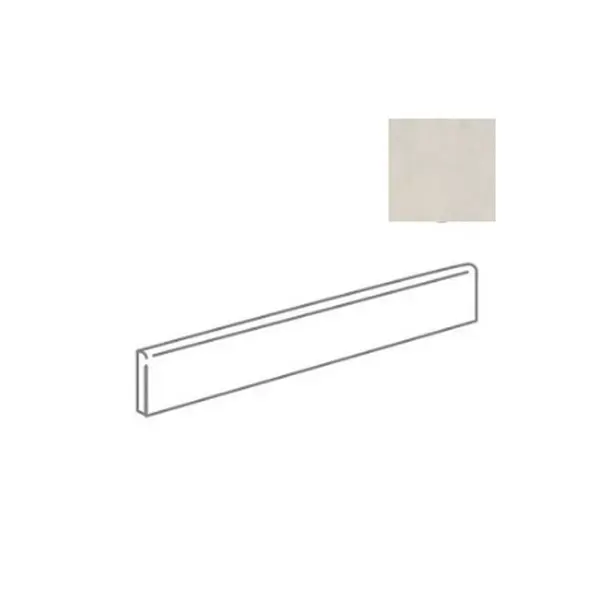 Cerim Ceramiche Easy Life 781371 Vanilla Matte Silk Battiscopa 4,6x120