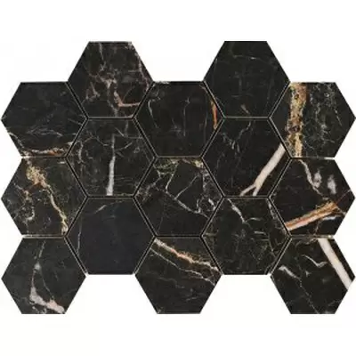 Pamesa Cr Lux Malla Hex Iliria Nero 32.5x22.5