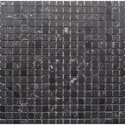 Petra Antiqua Mosaico Su Rete Nero Marquinia 30.5x30.5