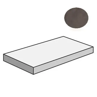 Sant Agostino Sable CSAGADSM12 Gradone Angolare 120 Dx Moka 33x120