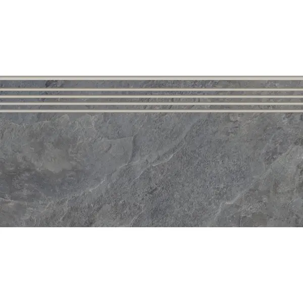 Kerranova Krater K-2212/SR/st01/300x600x9 Dark Gray Структурированный 30x60 - керамическая плитка и керамогранит