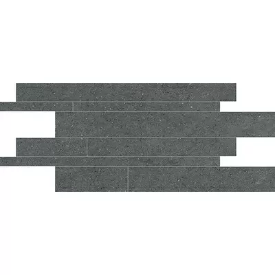 Provenza Vulcanika EF5U Listelli Sfalsati Lavika Black 30x60