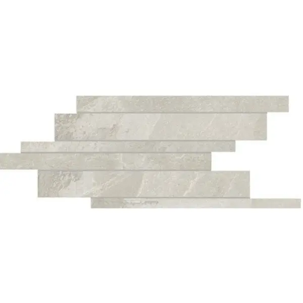Cerim Ceramiche Natural Stone 753112 White Modulo Listello Sfalsato 21x40