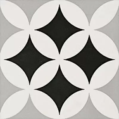 Elios Ceramica Deco Anthology Original D Grey 20x20