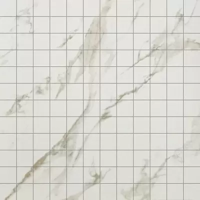 Casalgrande Padana Marmoker 2705420 Mosaico Statuario Oro Lucido 30x30