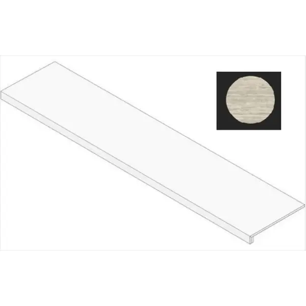Atlas Concorde Italy Marvel T HDPB Romano Silver Scalino 120 33x120 - керамическая плитка и керамогранит