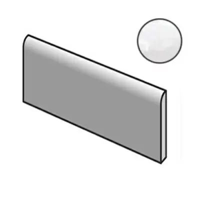 Equipe Masia 21132 Bullnose Blanco Brillo 7.5x15