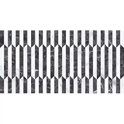 GayaFores Statuario Deco Abadia Negro 67x34