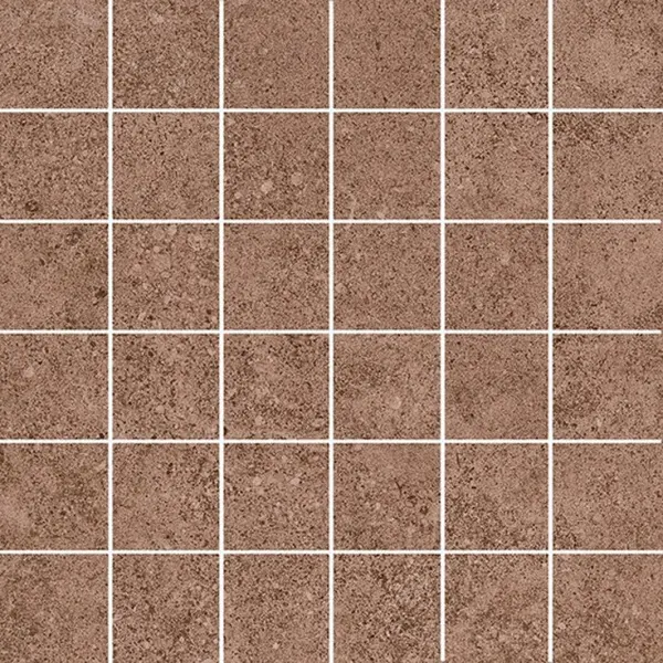 Kerama Marazzi Руссильон KMD2MSA014BR Мозаичный коричневый матовый обрезной 30x30 - керамическая плитка и керамогранит