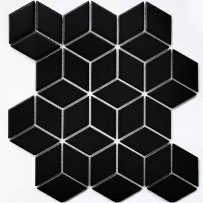 Bonaparte Керамогранитная мозаика Landa Black Matt 26.7x30.9