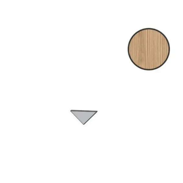 Atlas Concorde Log AX2G 3D Pleat Icon Oak Corner A E 1,4x1,4
