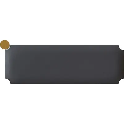 Tubadzin Sophisticated Brick Black Mat 7,8x23,7