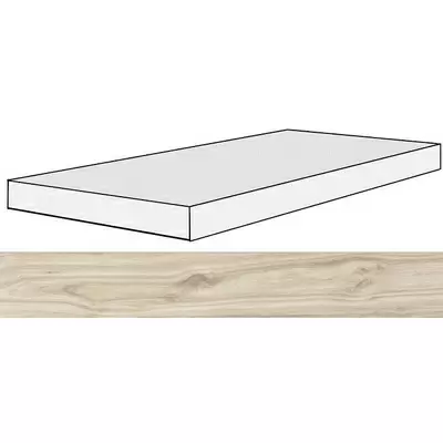 Rex Ceramiche Planches 756107 Amande Angolo Gradino SX 40x120