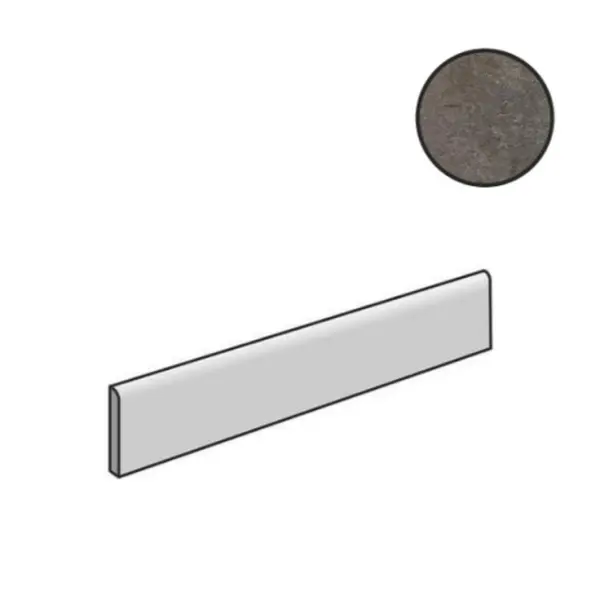 Cerim Ceramiche Match Up 772253 Cemento Coffee Comfort Battiscopa 4,6x60