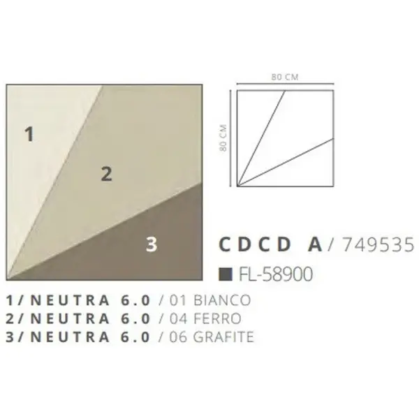 Casa Dolce Casa Magnum Decori 749535 CDCD/A 6mm 80x80
