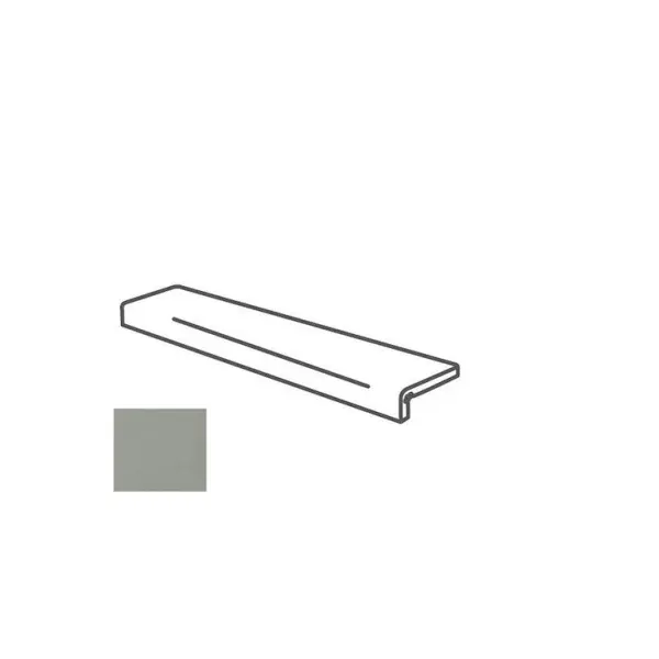Impronta italgraniti Nuances NU0295I Elemento L Incollato Grigio 16,5x60