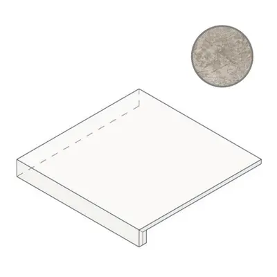 Atlas Concorde Russia Empire 620070002089 Silver Root Scalino Angolare Sx 33x120